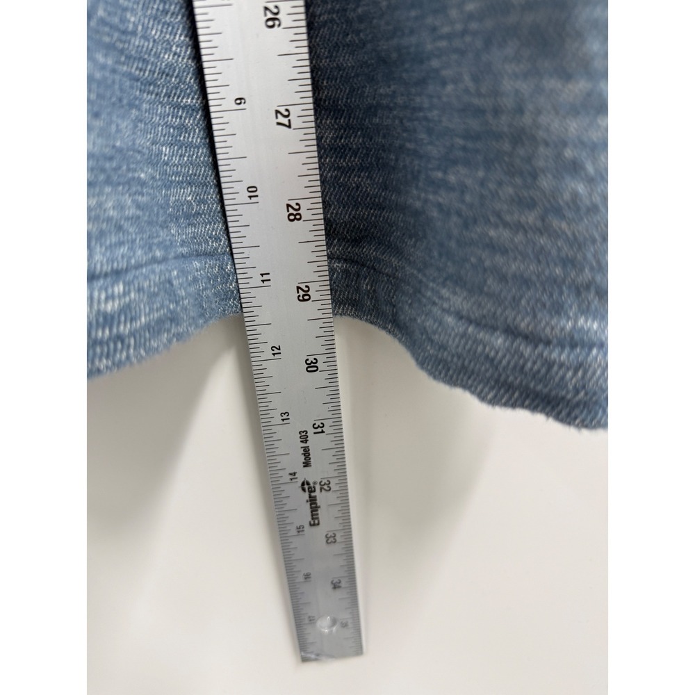 Pendleton Blue Heathered Knit Button Front Shirt … - image 7